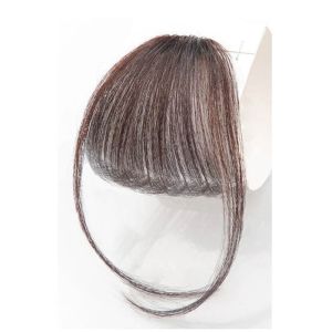 Poni Palsu Hair Poni Depan Hair Extension Poni Mini Tembus Pandang Gaya Korea Dengan Klip