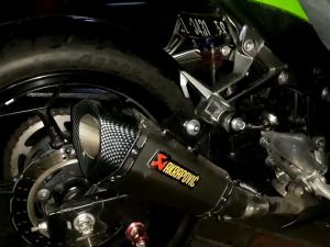 Knalpot Akrapovic Conical Short Import Taiwan untuk Motor