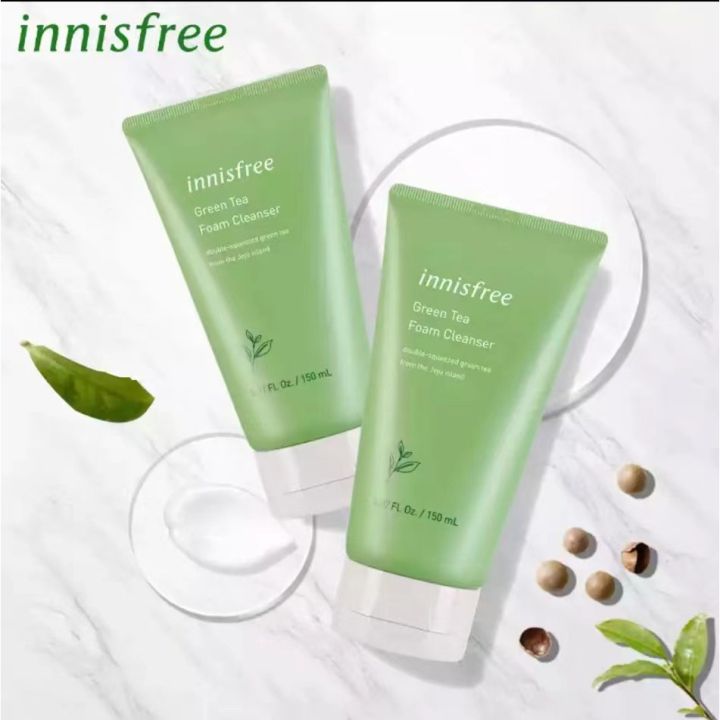Innisfree Green Tea Cleanser / Morning Cleanser 150ml cuci muka Lazada