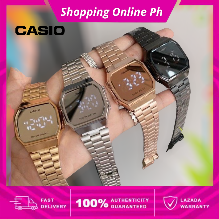 Casio a168w clearance black mirror