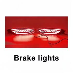 2026 2Pcs/set Car LED Rear Bumper Light for Hyundai Accent Verna Solaris Brio 2008-2015 Tail Reflector Brake Fog Lamp Turn Signal