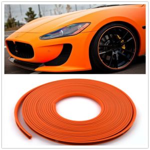 List Pelindung Velg Mobil Warna ORANGE Bahan Karet Panjang 8 Meter Termasuk Double Tape MS ACC