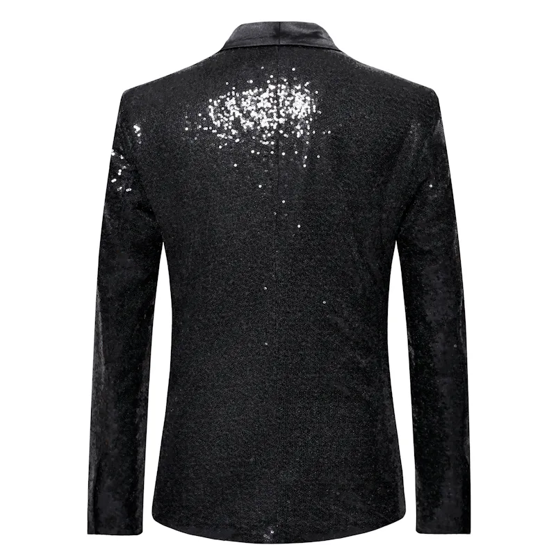 Mens glitter tuxedo online jacket