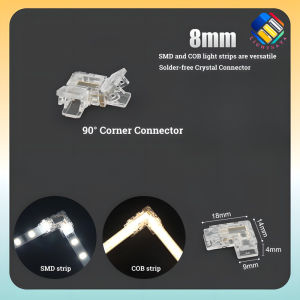 8mm SMD COB light strips connector easy to connect LED light strip