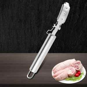 Dụng cụ cạo lông lợn INOX siêu bền dao làm sạch lông heo chân giò gia súc gia cầm tiện lợi-NIEVE