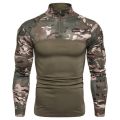 Men Tactical Camouflage Athletic T-shirts Long Sleeve Men Tactical ...