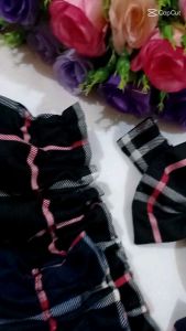 Rok + Bandana Anak 0bulan-5tahun Motif Kotak BB (Termurah & REALPICT)