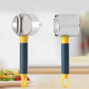 Stainless Steel Multi-functional Storage Peeler With A Container For Potato Cucumber Carrot Fruit Vegetable Peeler Kitchen Tool