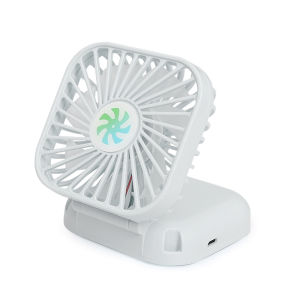 Portable USB Rechargeable Fan Mini Air Cooler Office Home Outdoor Hanging Neck Fan Summer Cool Handheld Desktop Adjustable Fan