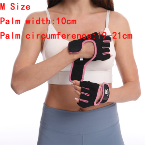 1 Pair Men Women Half Finger Fitness Gym Gloves Sweat‑Wicking Breathable Non‑Slip Sports Gloves Wrist Support Protective Gloves