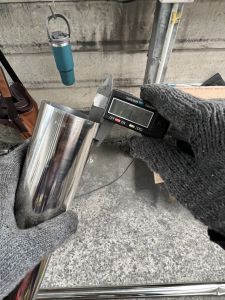 ท่อกลม ท่อแสตนเลส ขนาด 2.5 นิ้ว 2 ความหนา 1.0 มิล /1.2 มิล เกรด 201