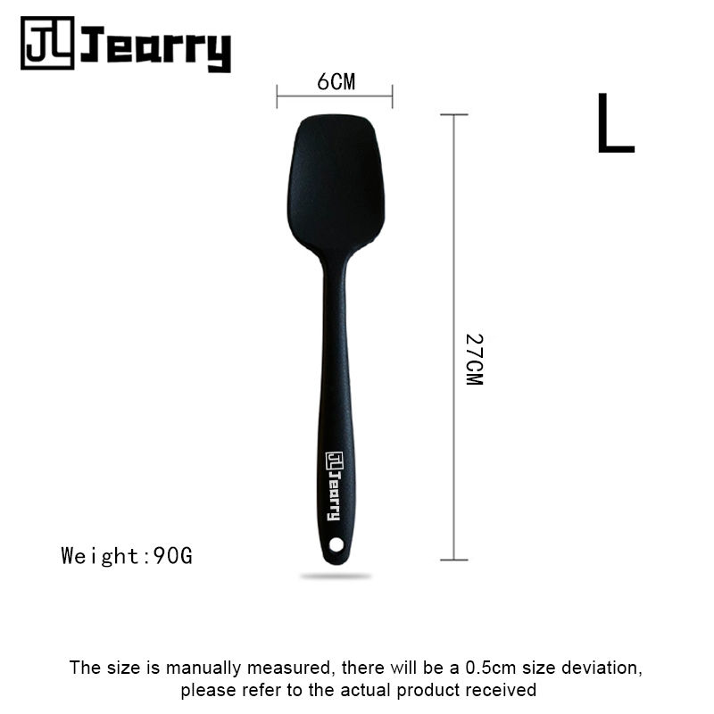 Spatola in silicone alimentare Jeary resistente al calore, cucchiaio piccolo antiaderente per soffriggere, cuocere al forno, utensili da cucina per la casa
_voghion.com