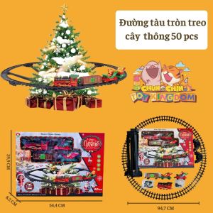 Đồ Chơi Đường Ray Tròn Tàu Hỏa Giáng Sinh-Noel Dễ Thương-Quà Tặng Lễ Chirstmas !ChunChinToyKingDom