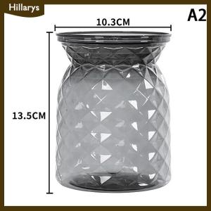 [Hillarys] Mini Self Watering Flower Pot Fish Tank Transparent Plastic Plant Pots Self Watering Planter Pot Vase For Home Decoration