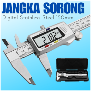 PROMO Taffware Jangka Sorong Digital Stainlest Steel 150mm - YXB