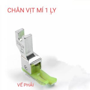 Chân vịt mí nhựa TCR TCL 2 da 1/32N (1ly)  1/16N (2ly) dùng cho máy may 1 kim công nghiệp (1 cái)