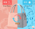 Large Capacity Portable Thermal Lunch Box Bag Insulated Bag Cooler Bag Picnic Lunch Food Bag. 