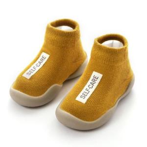 รองเท้าเด็ก รองเท้าหัดเดิน “ถุงเท้าหัดเดิน” พื้นซิลิโคนกันลื่น แฟชั่นตัวอักษร 5สีสดใสแดงเหลืองกาแฟเทาดำ.สำหรับแรกเกิดถึง3ปี A1