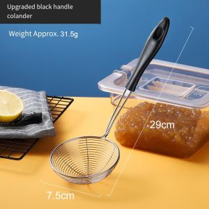 Tapioca Scoop Small for Milktea Plushie Bar Spoon Stainless Steel Wire Colander Stainless Steel Spoon  Kitchen Utensil
