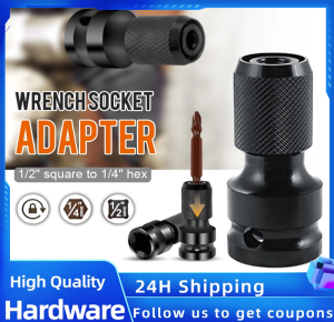 1/2 Inch Hex Ratchet Socket Wrench Adapter Electric Wrench Conversion Wrench Expansion Joint Hex Shank Socket Adapter