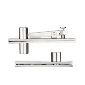 KAWAII BOX Stainless Steel Door Pivot Hinge System Heavy Duty 360-degree Rotating Door Shaft Hidden Axis Durable Hard Invisible Door Hinges Closet