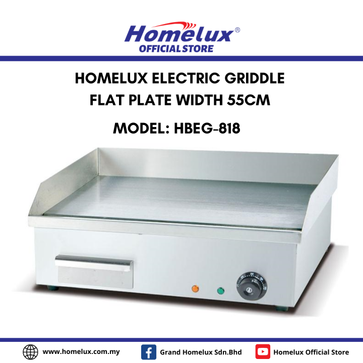 HOMELUX COMMERCIAL ELECTRIC GRIDDLE HBEG818 Lazada