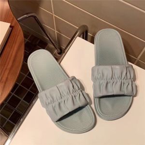 ABC Sandal Slop Wanita SP29 Motif Kerut Polos Import