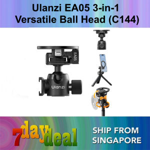 Ulanzi EA05 3-in-1 Versatile Ballhead (C144) Magnetic Phone / 1/4" Screw Thread / Action Cam Mount