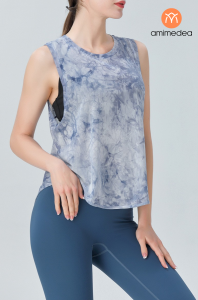 Áo tập gym yoga tank top nữ AMI MEDEA chất vải mềm mịn co giãn thấm hút mồ hôi G3-054