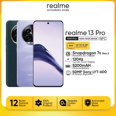realme 13 Pro 12+256 GB (3x Sony Periscope OIS Camera | Dual 50MP Sony OIS AI Camera | 5200mAh + 80W SUPERVOOC Charge| 120Hz Curved AMOLED Display) - Monet Purple