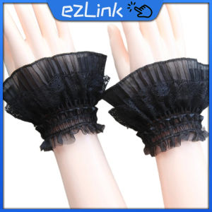 1Pair Detachable Sleeves Fake Cuffs Lace Sleeves Sweater Blouse Decorative Sleeves For Decoration