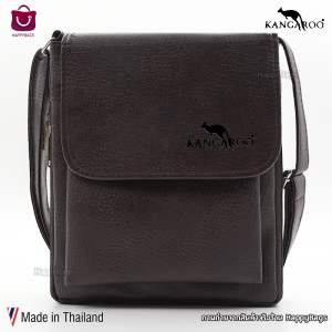กระเป๋าหนังสะพายข้างผู้ชาย จิงโจ้ Kangaroo แท้ ทรงSlim ผลิตในประเทศไทย