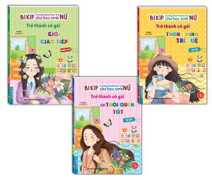 Combo 3c Bí kíp trưởng thành hoàn mỹ cho học sinh nữ- khéo léo + tự tin + tự lập