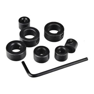 High Strength Steel Drill Depth Limiting Stop Rings For Accurate Hole Depth Control Ideal For Woodworking & DIY Projects