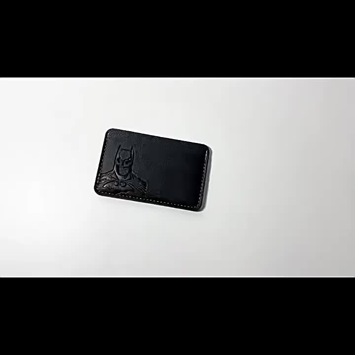 Ultra-thin Batman PU Leather Card Holder Wallet Multi-card Slot Credit Card ID Card Case Cover