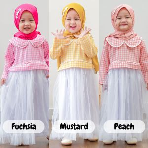 Sharena Dress By Lilbi - Dress Muslim Anak Perempuan 3 Tahun - Gamis Anak Terbaru - Dress Cantik Anak