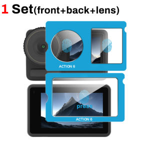 Applicable to Easy Install Screen Protector for DJI Osmo Action 6 Tempered Glass Camera Lens Protective Film for DJI Action6 Accessories h260926