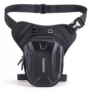 [Winnereco Flagship Mall] Motorbike Wasit Bag Adjustable Motorcycle Leg Side Bag Large Capacity Cycling Crossbody Bag for Outdoor Sports Ride