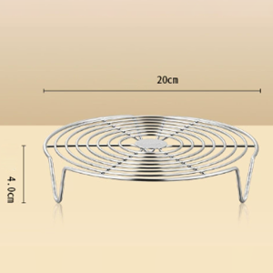 Multifunction Steamer Rack 304 Stainless Steel Steaming Pot Baking Cooling Steaming Grilling Rack
