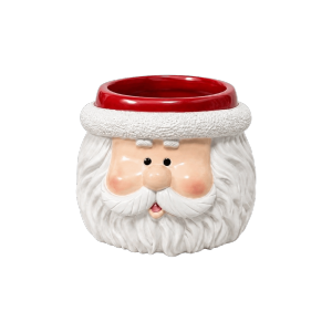 OOG Cartoon Santa Claus Flower Pot Holiday Resin Christmas Ornaments Home Decor Storage Tabletop Plant Planter Christmas Decor