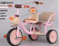 Baby Twin Bike 2 Seater Indoor And Outdoor Tricycle Twin Bike For Kids. 