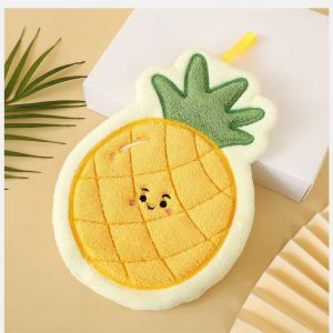 AODDO Quick Drying Hand Towel Coral Fleece Absorbent Fleece Rag Cute Thickened Kitchen Towel for Kitchen Use