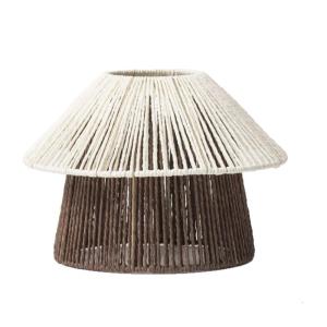 Thanh lịch dệt đèn có dây treo bóng râm phòng ngủ Đèn trần nắp dây giấy xoắn Chụp đèn thích hợp để tạo ra bầu không khí ấm áp