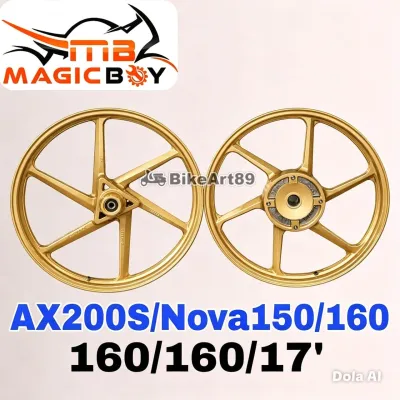 Sport Rim Magic Boy MS-663 AX200S NOVA 150 NOVA 160 1.6/1.6 X 17 Spot Bearing Design Star Forged MS663 Limited Edition