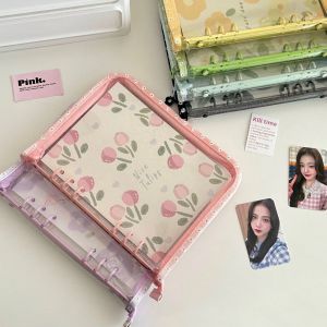 RGFV A5 Binder Photo Album PVC Korea Style Photocard Holder Creative Beautiful Photo Collect Book Photo Card Collection