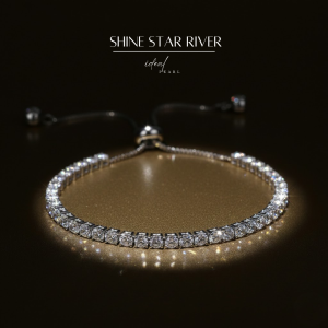 iDEAL✨ สร้อยข้อมือเงิน Shine Star River สร้อยข้อมือสีขาว กำไลแฟชั่น Valentine ของขวัญ กำไลเงิน สร้อยข้อมือเพชร ข้อมือเงิน สร้อยข้อมือเงินแท้ สร้อยข้อมือแฟชั่น กำไลข้อมือเงินแท้ สร้อยข้อมือผู้หญิง