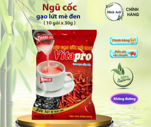 [ COMBO 2 gói ] BỘT ĐẬU ĐEN MÈ ĐEN ( không đường ) 400g – VITAPRO thơm ngon - ngũ cóc