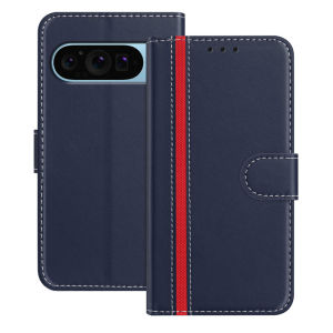 Luxury Wallet Flip case For Google Pixel 9 Pro XL 8A 8 Pro 7A 7 Pro 6A 6 Pro Retro Book Card Slot Soft Leather Skin Protect Stand Cover