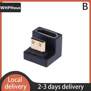 [COD] WHPHous Ship within 24 hours 360 Degree Angled U-shaped L Converter Mini HD Male to HDMI Adapter HD Connector