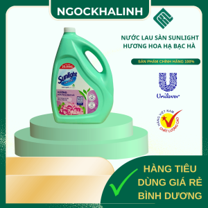 Nước lau sàn Sunlight hương hoa hạ Bạc Hà 3.6 KG